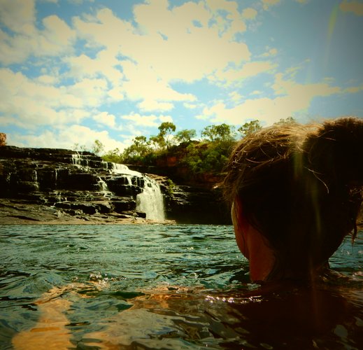 Water fun in Karijini National Park