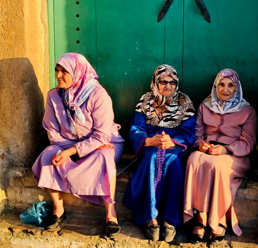 Local people in Tangier, Morocco.
