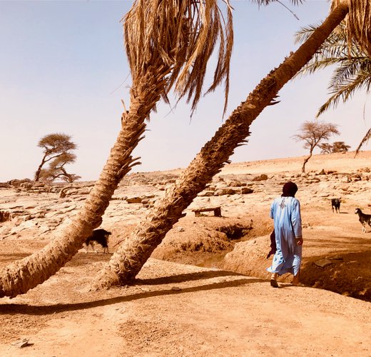 Touareg in Erg Chigaga, Sahara, Morocco