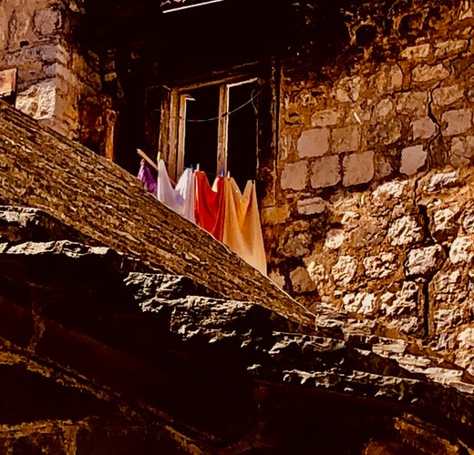 Laundry in Kotor, Montenegro