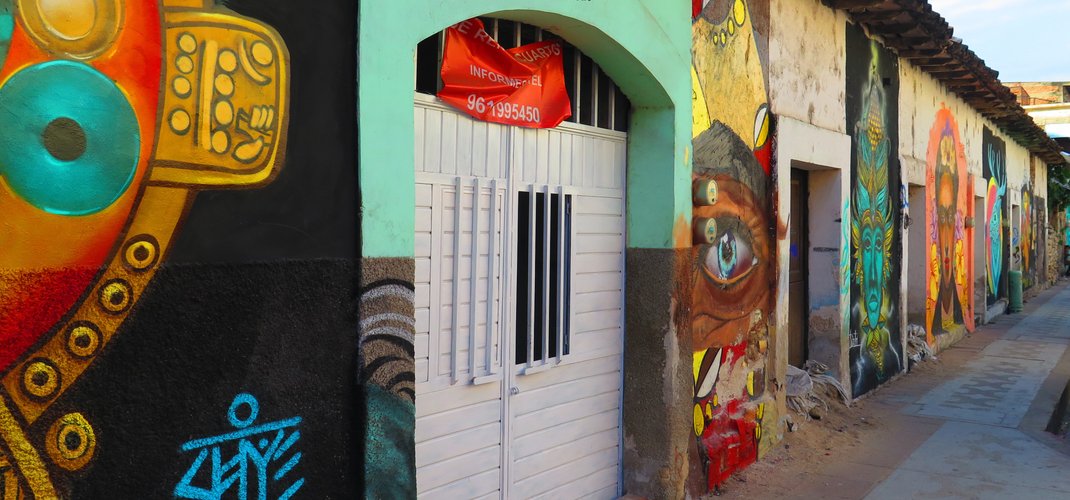 Street arty in Mexico and Guatemala